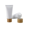 100ml White tube with bamboo screw-on lid - Packaging