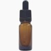 10ml Glass Amber Bottle – With A Pipette Dropper – White – Black - Bottles