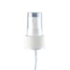 28mm Atomiser Closure – HDPE Plastic – Metal Spring – Fits 28mm Neck Size – Solid White – Clear Cap - Closures for Bottles