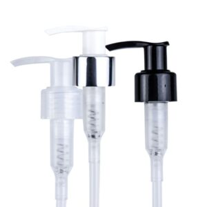 Lotion Pump Bottle Closure – Metal Spring – HDPE Plastic – Fits 24mm Neck - Closures for Bottles